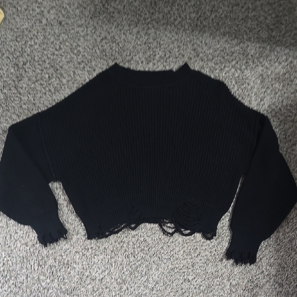 Forever 21 Black Knit Sweater